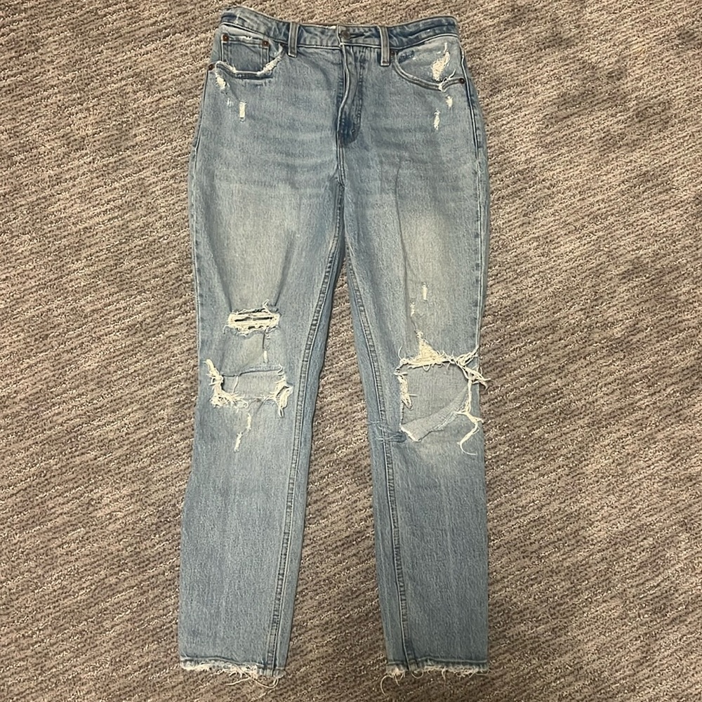 Abercrombie and fitch high rise skinny curve love jeans size 27 Regular